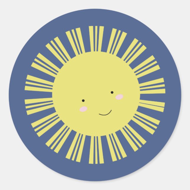 Kawaii Sunshine Sweet Custom Stickers (Front)