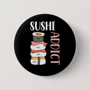 Kawaii Sushi Anime Cute Japanese Food 6 Cm Round Badge