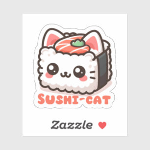 Kawaii Sushi-Cat Pun
