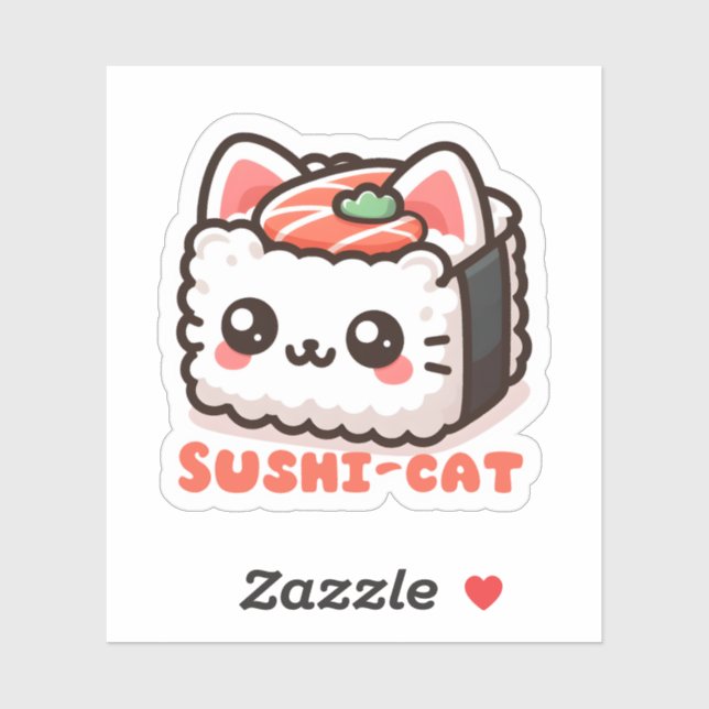 Kawaii Sushi-Cat Pun (Sheet)