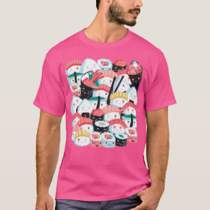 Kawaii Sushi Crowd T-Shirt