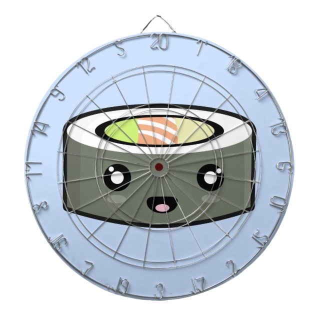 Kawaii Sushi Dartboard (Front)