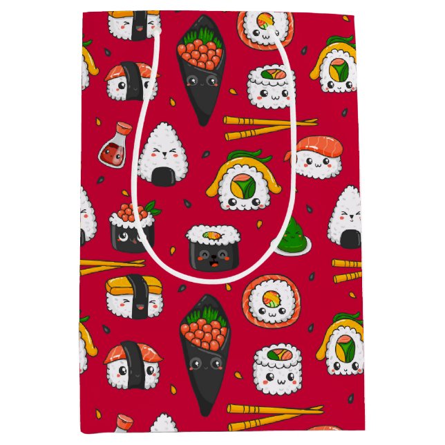 Kawaii Sushi Gift Bag (Front)