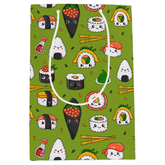 Kawaii Sushi Gift Bag (Front)