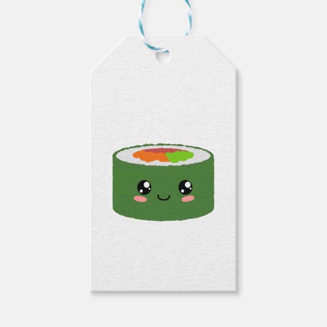 Kawaii Sushi Gift Tags (Front)