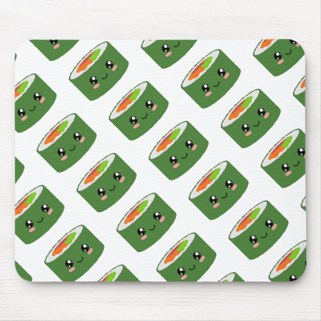 Kawaii Sushi Mouse Mat (Front)