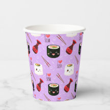 Kawaii Sushi Pattern    