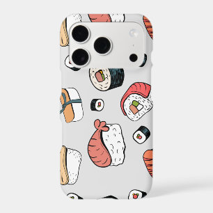 Kawaii Sushi Rolls Pattern Slip-On Sneakers