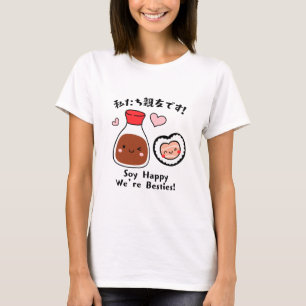 Kawaii Sushi & Soy Sauce Besties T-Shirt