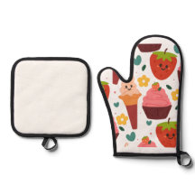 Kawaii Sweet Kitchen Oven Mitts