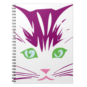 Kawaii Sweet Kitty Cat Face Notebook