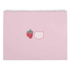 Kawaii Sweet Treats Calendar 2025 - Goals*