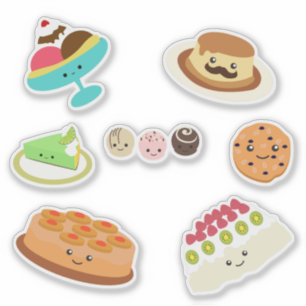 Kawaii Sweets and Treats Sticker Set