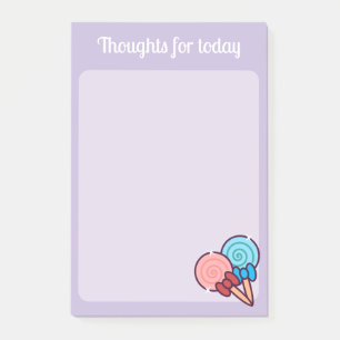 Kawaii Sweets Lollipops Post-it Notes