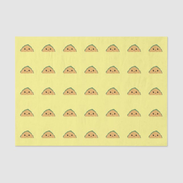 Kawaii Taco Tissue Paper (Front)