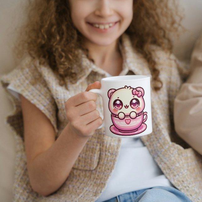 Kawaii Teddy Bear in a Cup (Creator Uploaded)