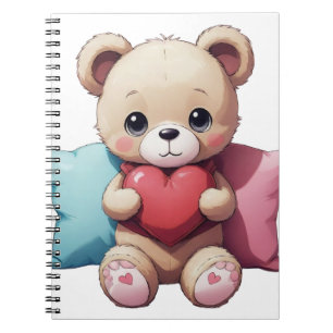 Kawaii Teddy Bear  Notebook