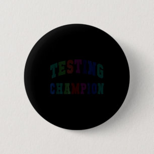 Kawaii testing champion test day teacher bruh math 6 cm round badge