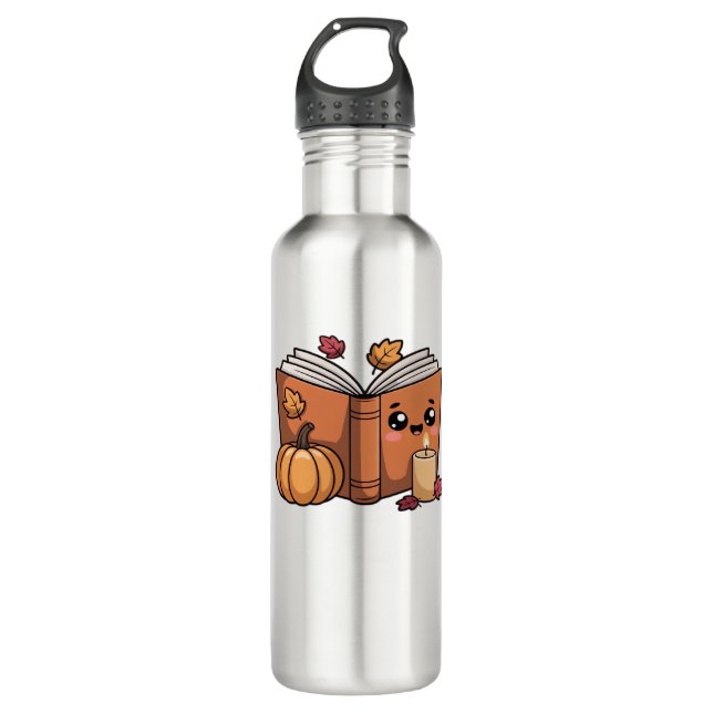 kawaii thanksgiving book Classic T-Shirt 710 Ml Water Bottle (Front)