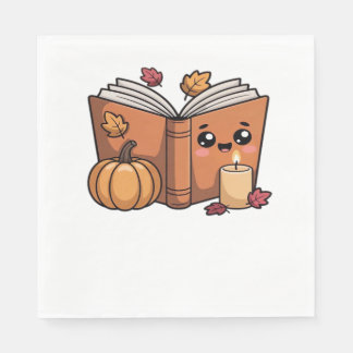 kawaii thanksgiving book Classic T-Shirt Napkin