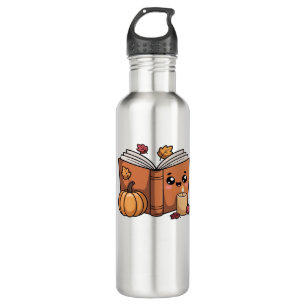kawaii thanksgiving book Oversized T-Shirt 710 Ml Water Bottle