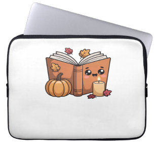 kawaii thanksgiving book Oversized T-Shirt Laptop Sleeve