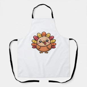 kawaii thanksgiving turkey Classic T-Shirt_1 Apron