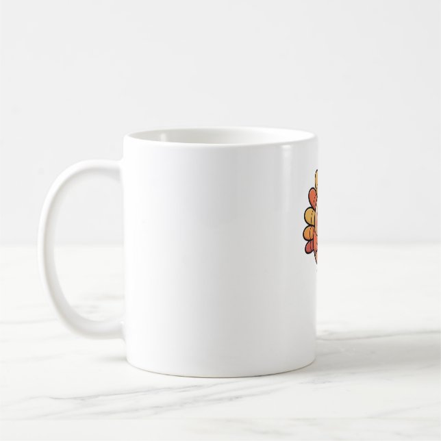 kawaii thanksgiving turkey Classic T-Shirt Coffee Mug (Left)