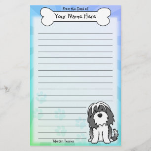 Kawaii Tibetan Terrier Stationery