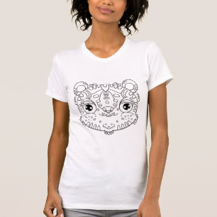 Kawaii Tiger Face T-Shirt