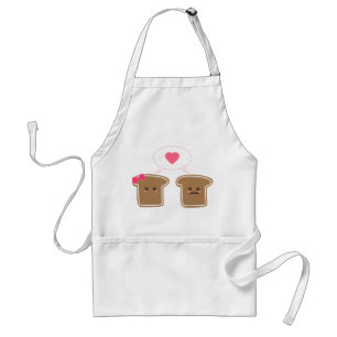 Kawaii Toast Love Standard Apron