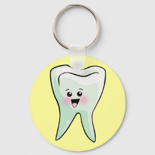 Kawaii Tooth Dental Art Key Ring