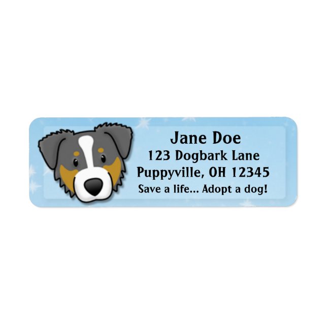 Kawaii Tri Colour Australian Shepherd (Front)