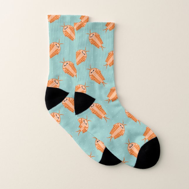 Kawaii Trilobite Test Socks (Pair)
