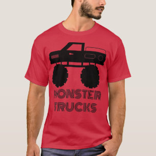 Kawaii Truck Cars 4x4 Crushing Monster Trucks Love T-Shirt