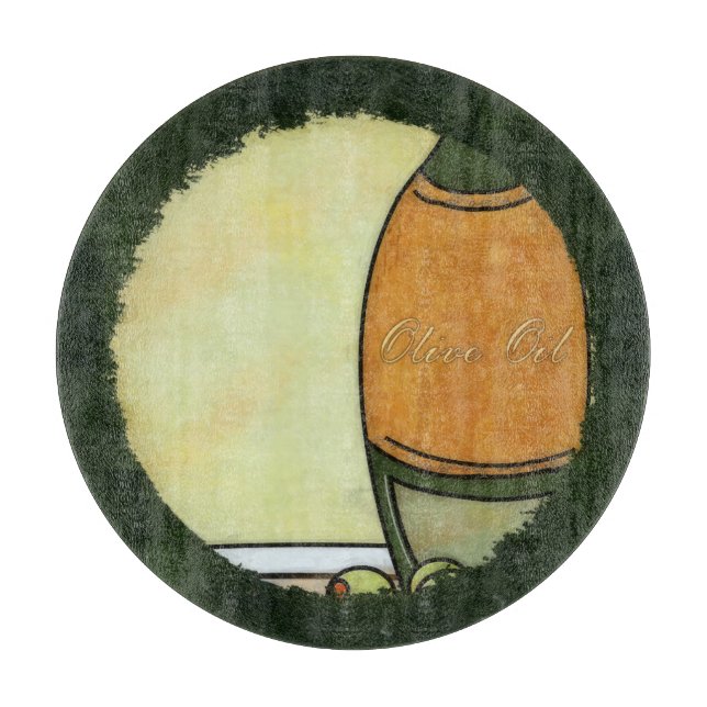 Kawaii Turkey Thanksgiving ROUND ONLY! Cutting Board (Front)