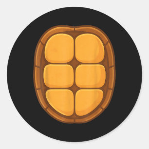 Kawaii Turtle Halloween Costume Turtle Shell Classic Round Sticker