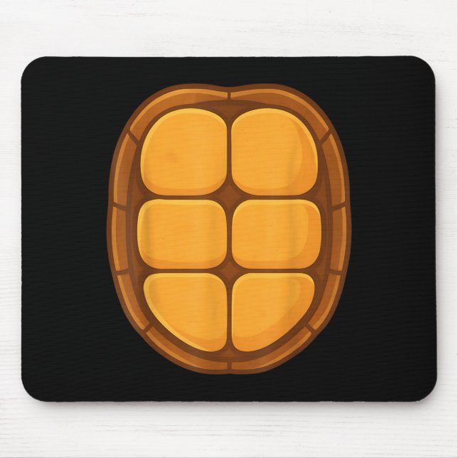 Kawaii Turtle Halloween Costume Turtle Shell Mouse Mat (Front)