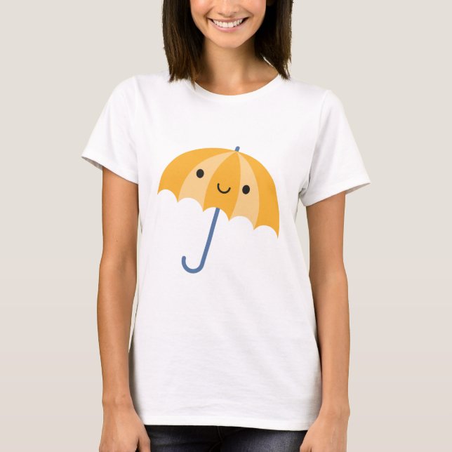 Kawaii Umbrella T-Shirt (Front)