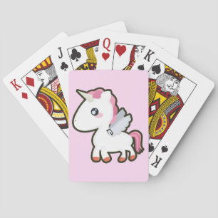 Kawaii Unicorn Playing Cards