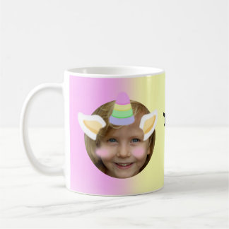 Kawaii Unicorn Purikura Style Customisable Coffee Mug