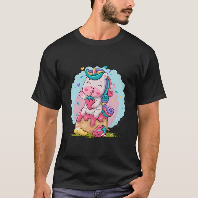 Kawaii Unicorn T-Shirt (Front)