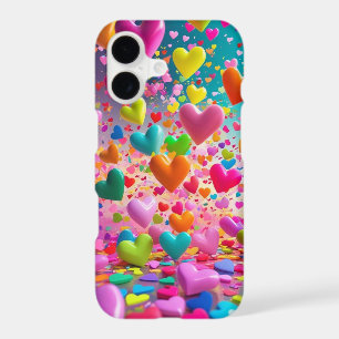 Kawaii Valentine Hearts Case-Mate iPhone 17 Case