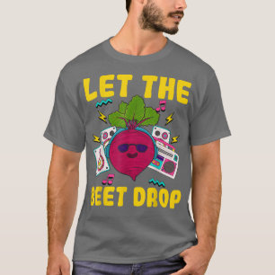 Kawaii Vegetable Pun Vegan Music Lovers Beet Pun T-Shirt