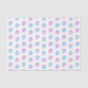 Kawaii Watercolour Ghosts (Unicorn) Tissue Paper
