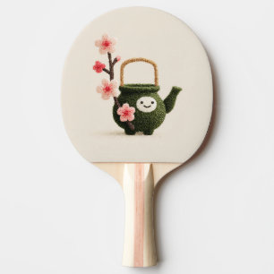 Kawaii Watering Can Sakura Blossoms Ping Pong Paddle
