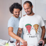 Kawaii Watermelon Pizza Party Food Lover Unisex T-Shirt<br><div class="desc">Yummy food design that looks good on any product. ⭐PERSONALIZE this template with your artwork. ⭐EDIT it further to make more changes. ⭐TRANSFER this design to any product. Visit all my stores at bit.ly/SandyspiderStores (cut and paste).</div>