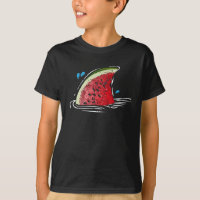 Kawaii Watermelon Shark Fin Family Summer Vacation