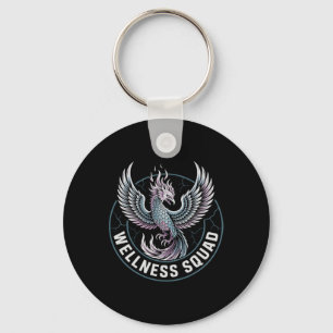 Kawaii Wellness Squad Recovery Squad Sobriety Ot S Key Ring