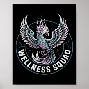 Kawaii Wellness Squad Recovery Squad Sobriety Ot S Poster